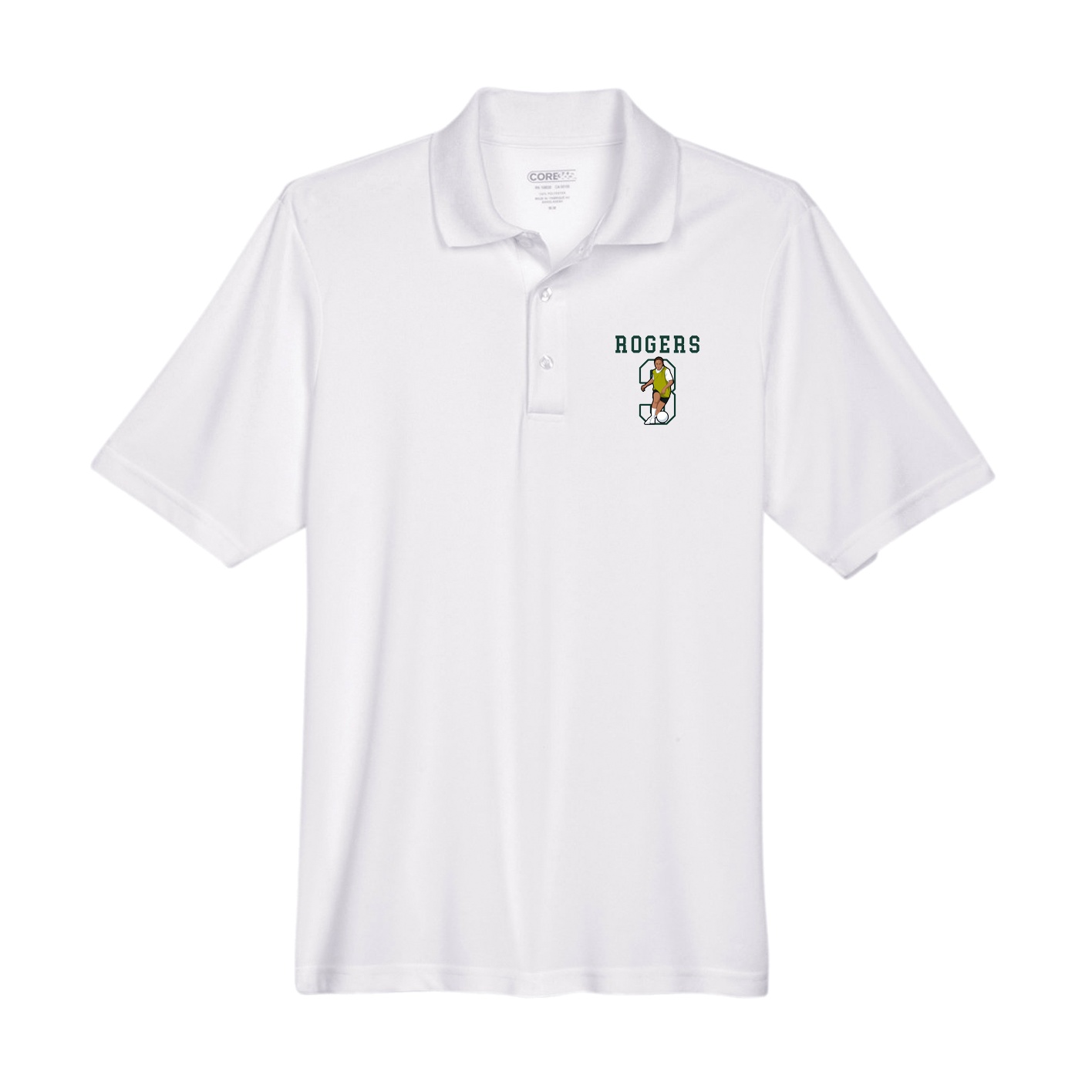 Performance Polo — Shirsey in White