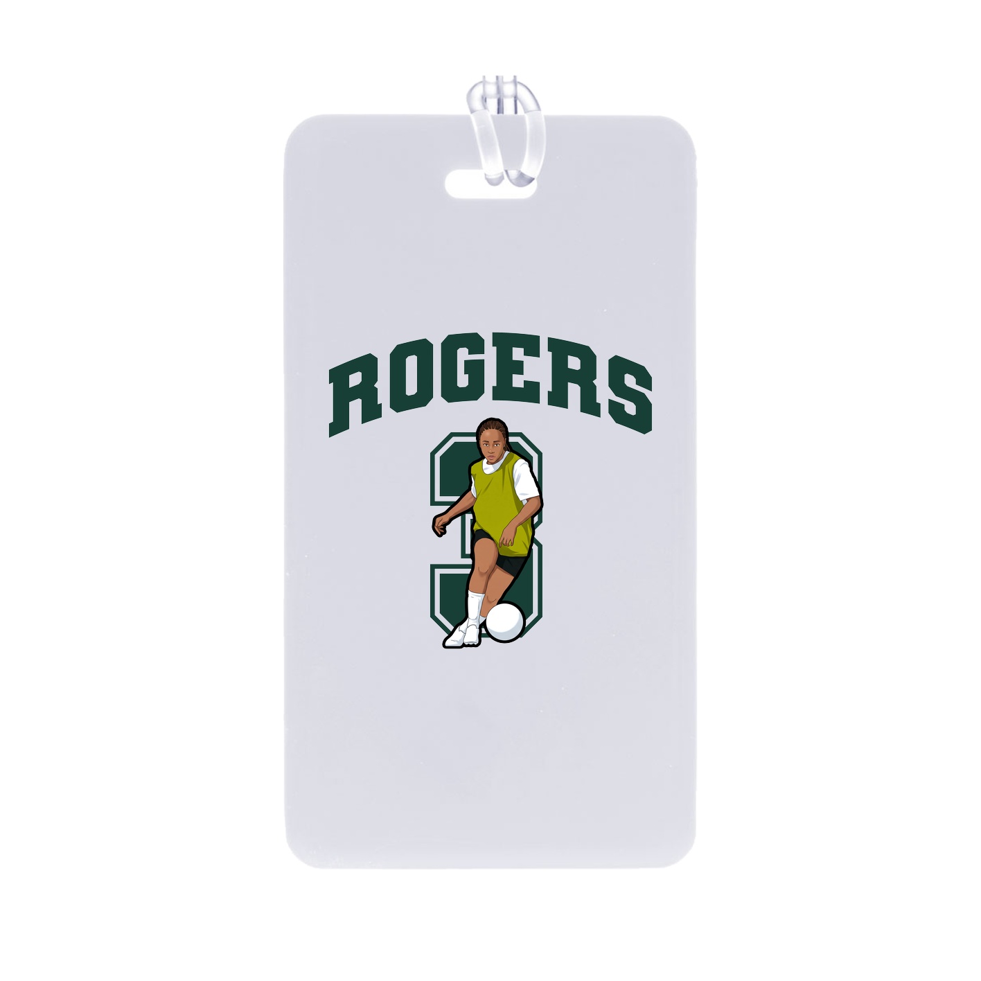 Bag Tag — Number in Classic