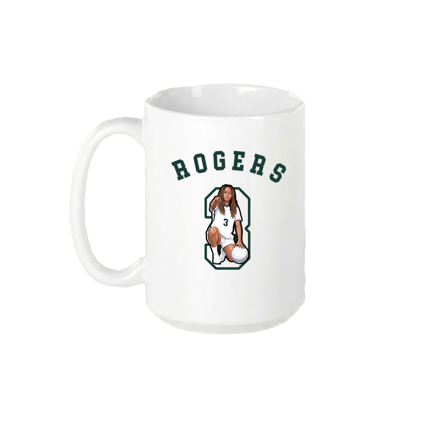 15oz Coffee Mug — Shirsey Arch in White