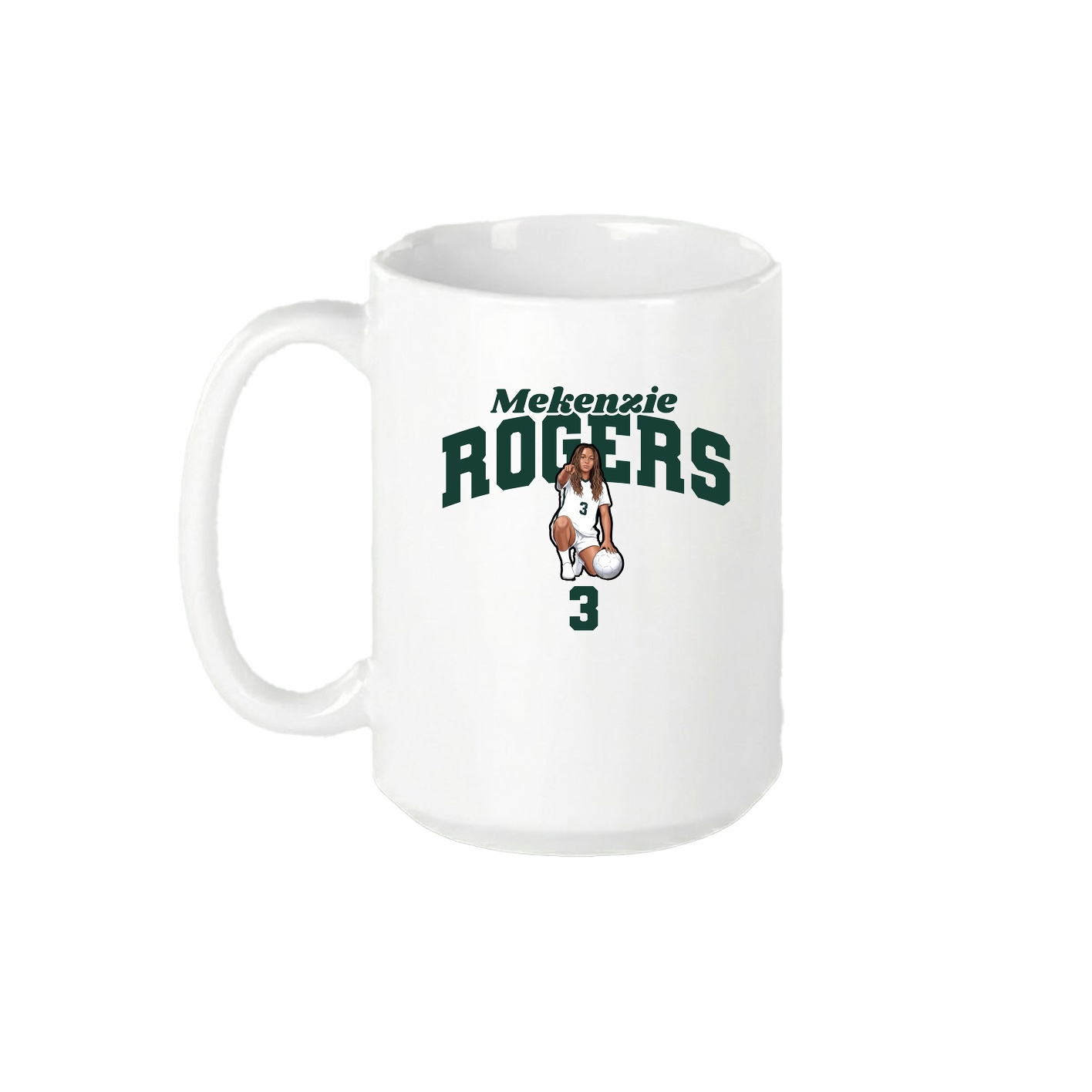15oz Coffee Mug — Signature Arch in White