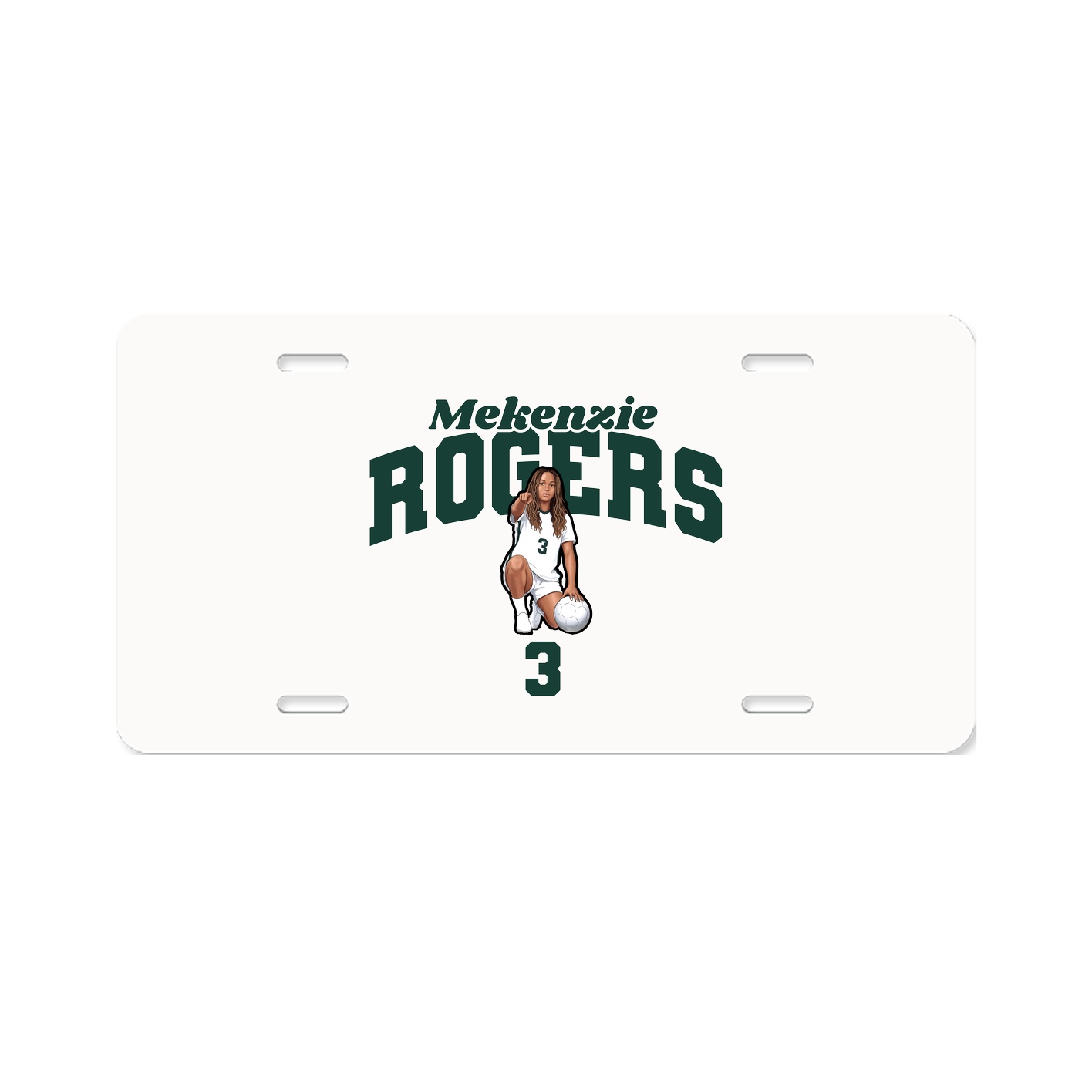 License Plate — Signature Arch in Classic