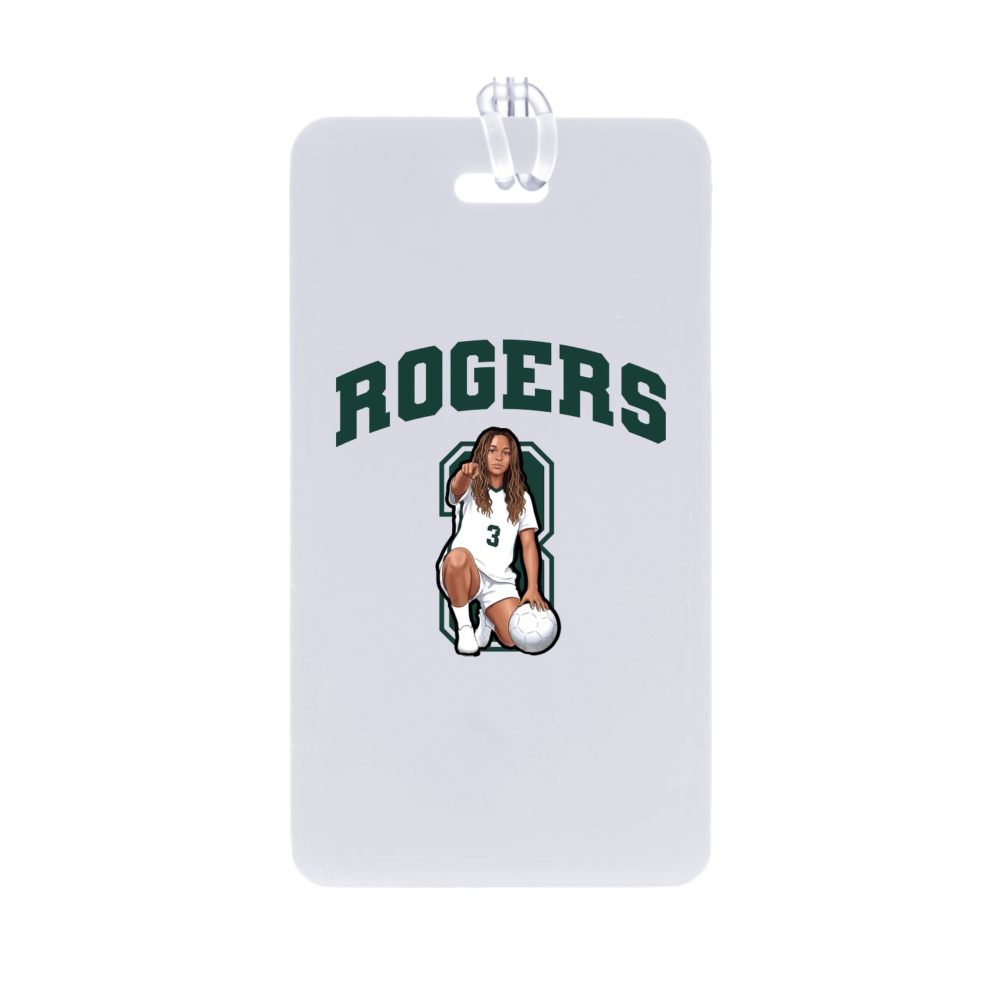 Bag Tag — Number in Classic