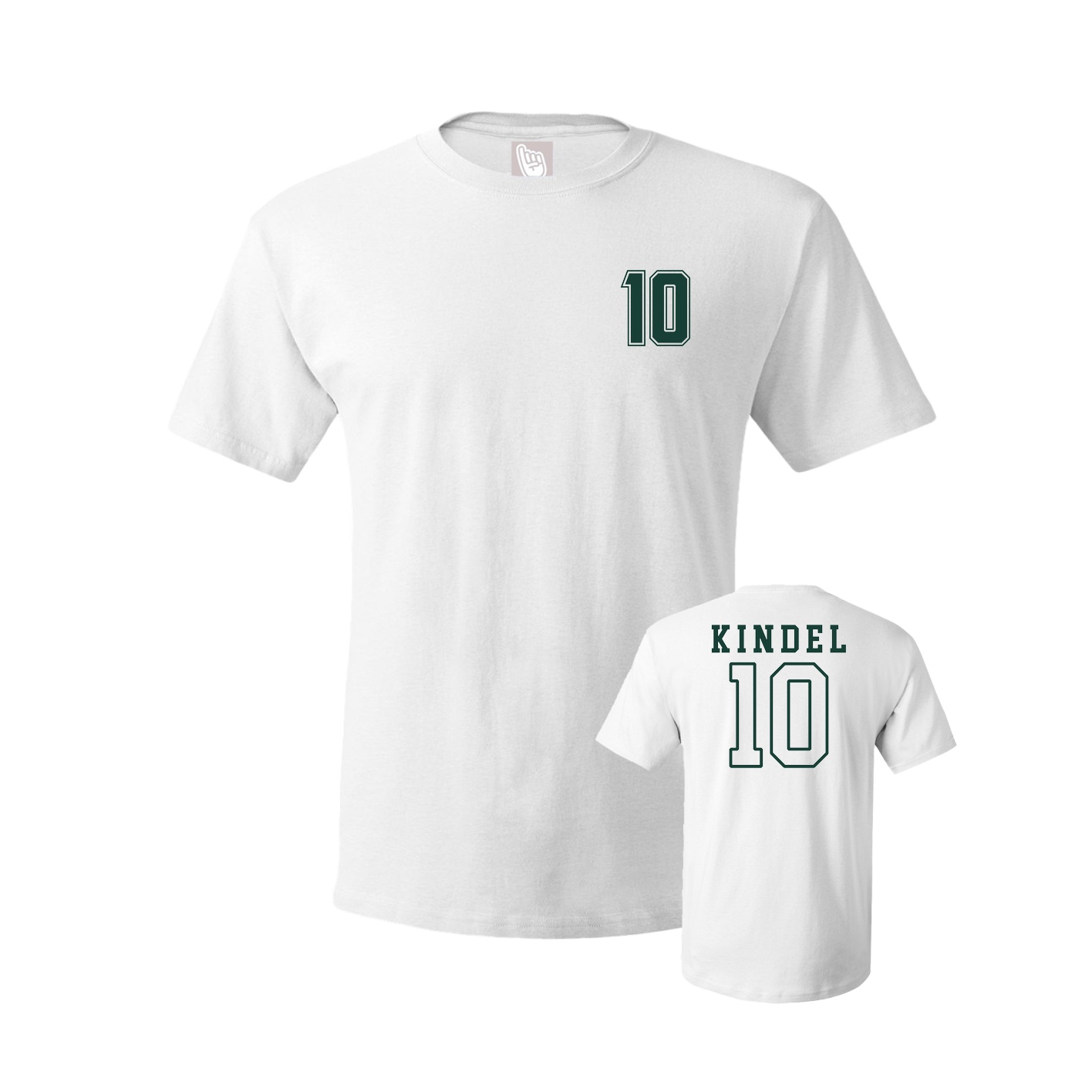 Tee — Chest Back in White