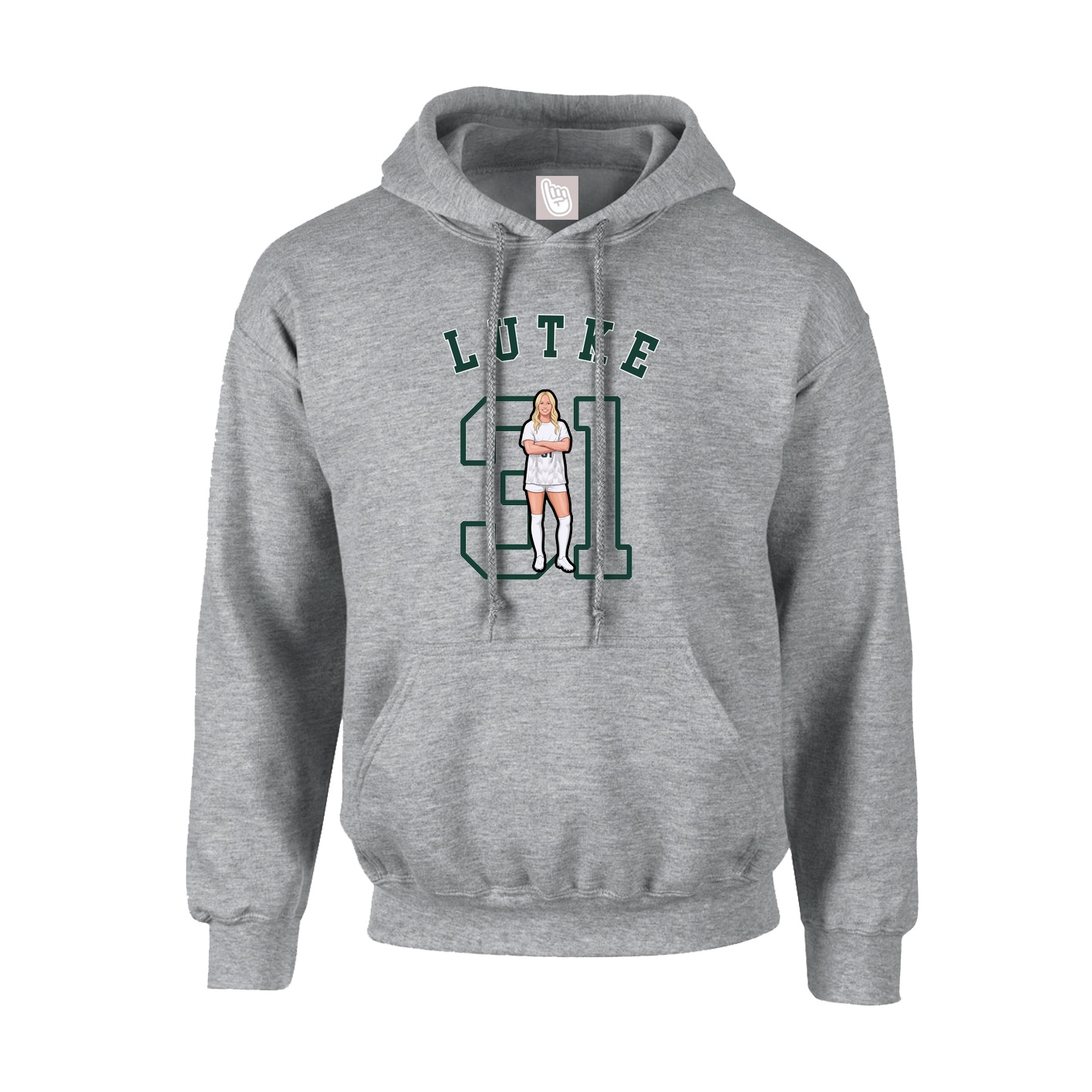 Hoodie — Shirsey Arch in Grey