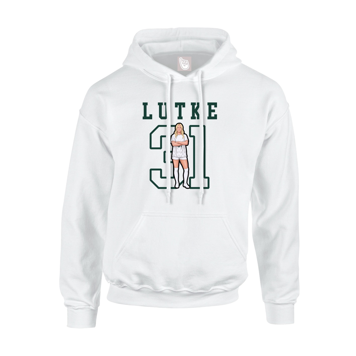 Youth Hoodie — Shirsey in White