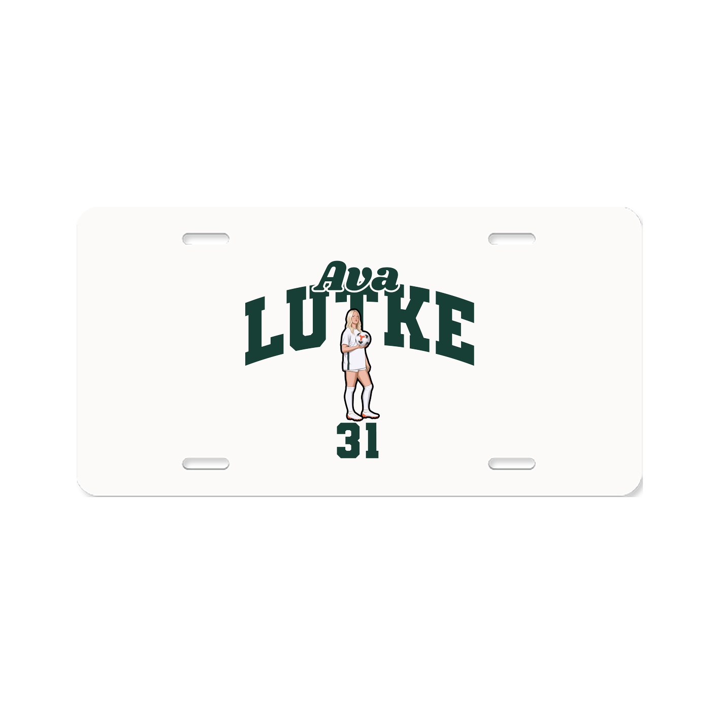 License Plate — Signature Arch in Classic