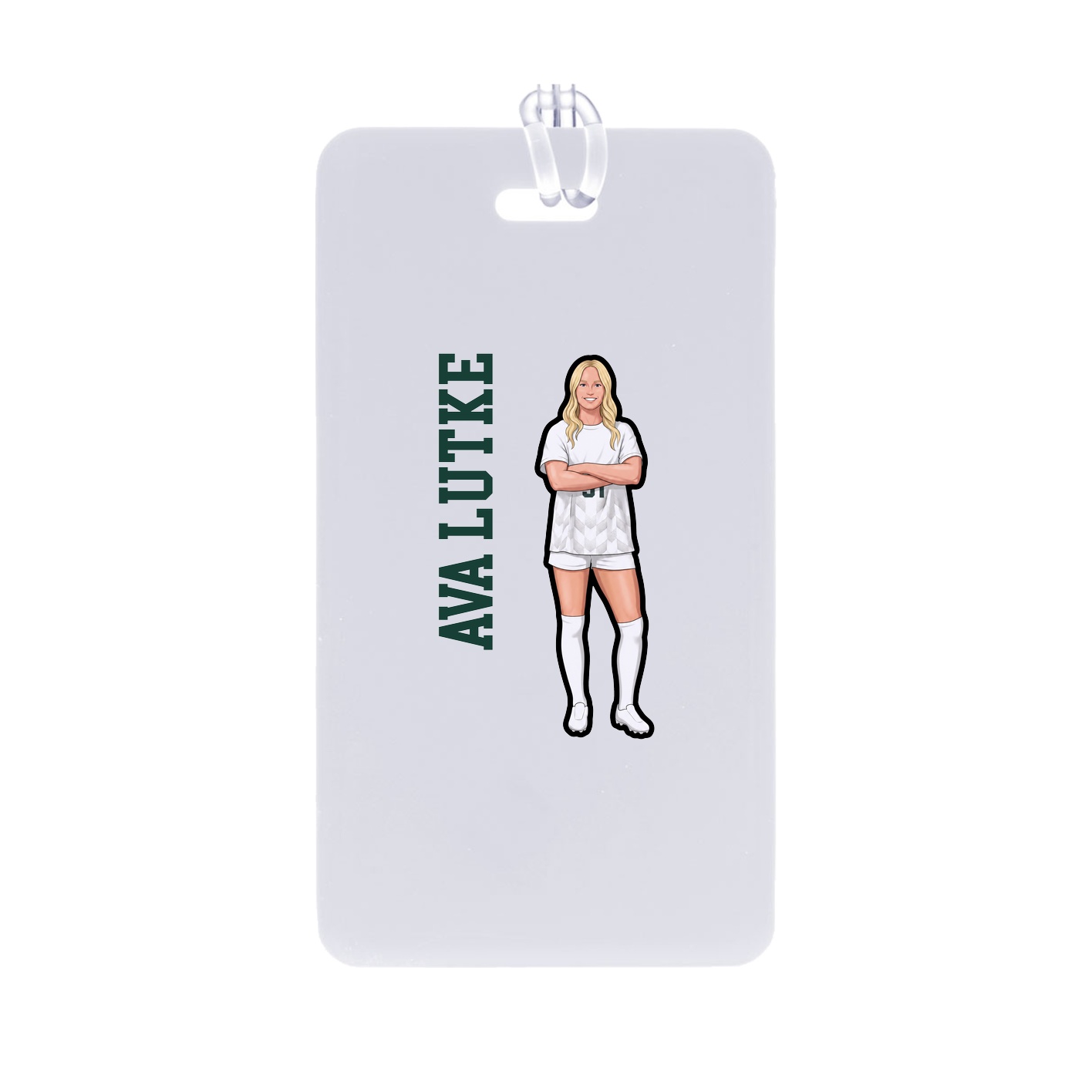 Bag Tag — Name Vertical in Classic