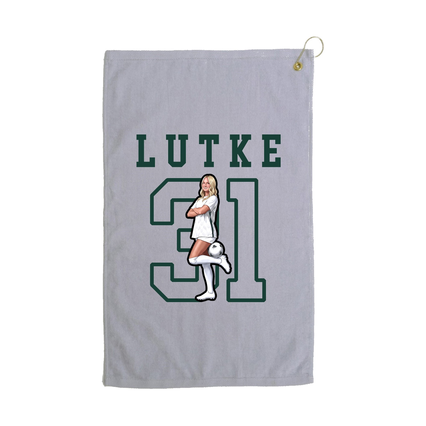 Golf Towel — Shirsey in Grey