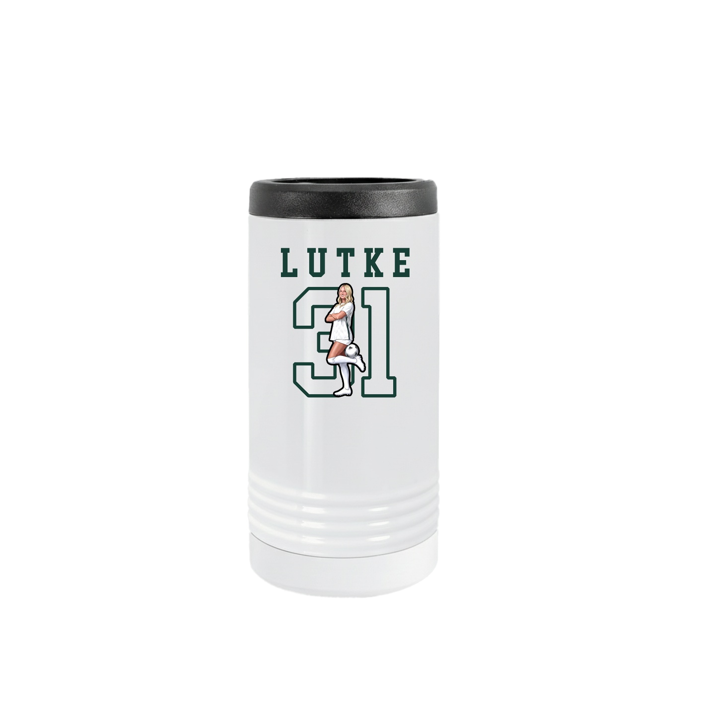 Slim Beverage Holder — Shirsey in White