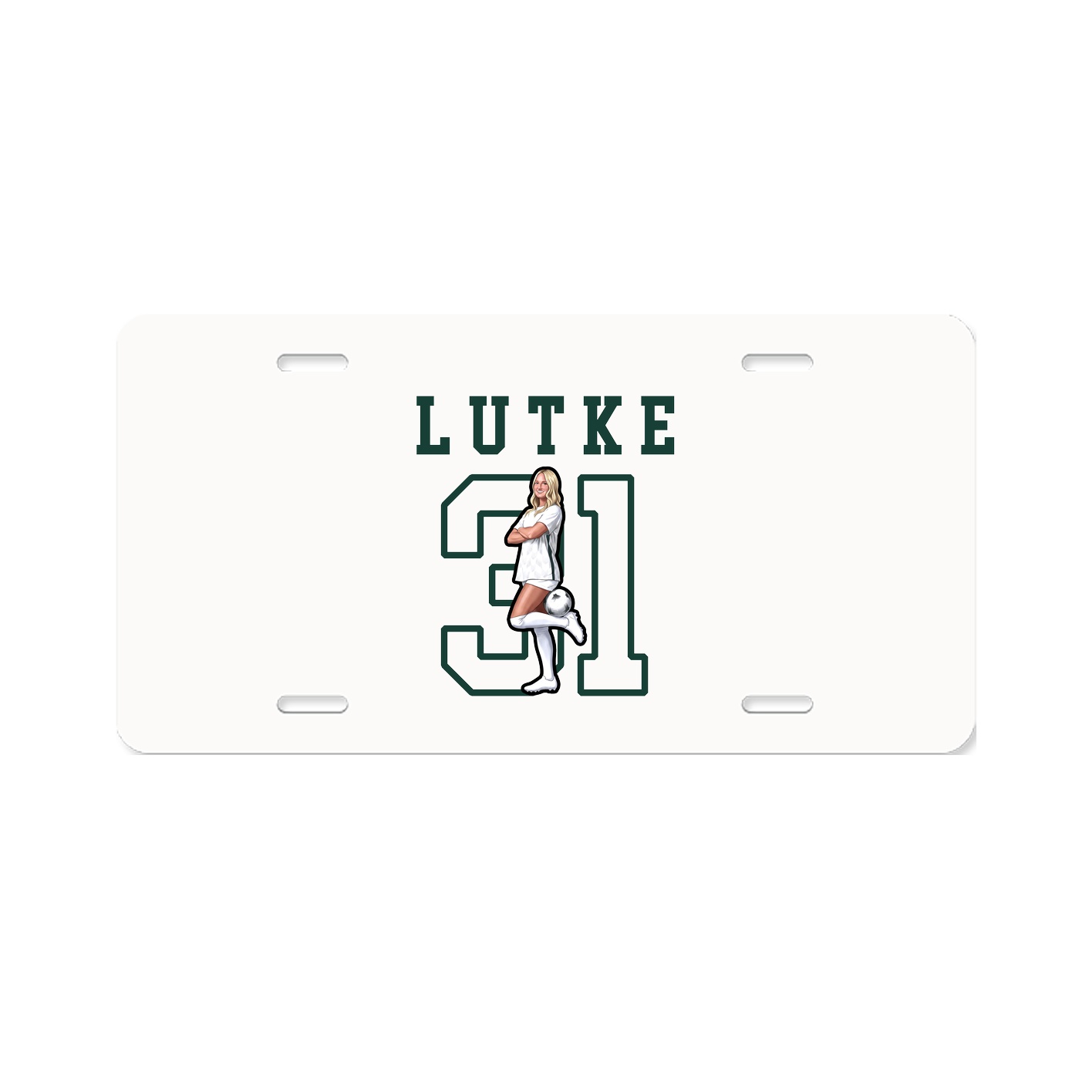 License Plate — Shirsey in Classic