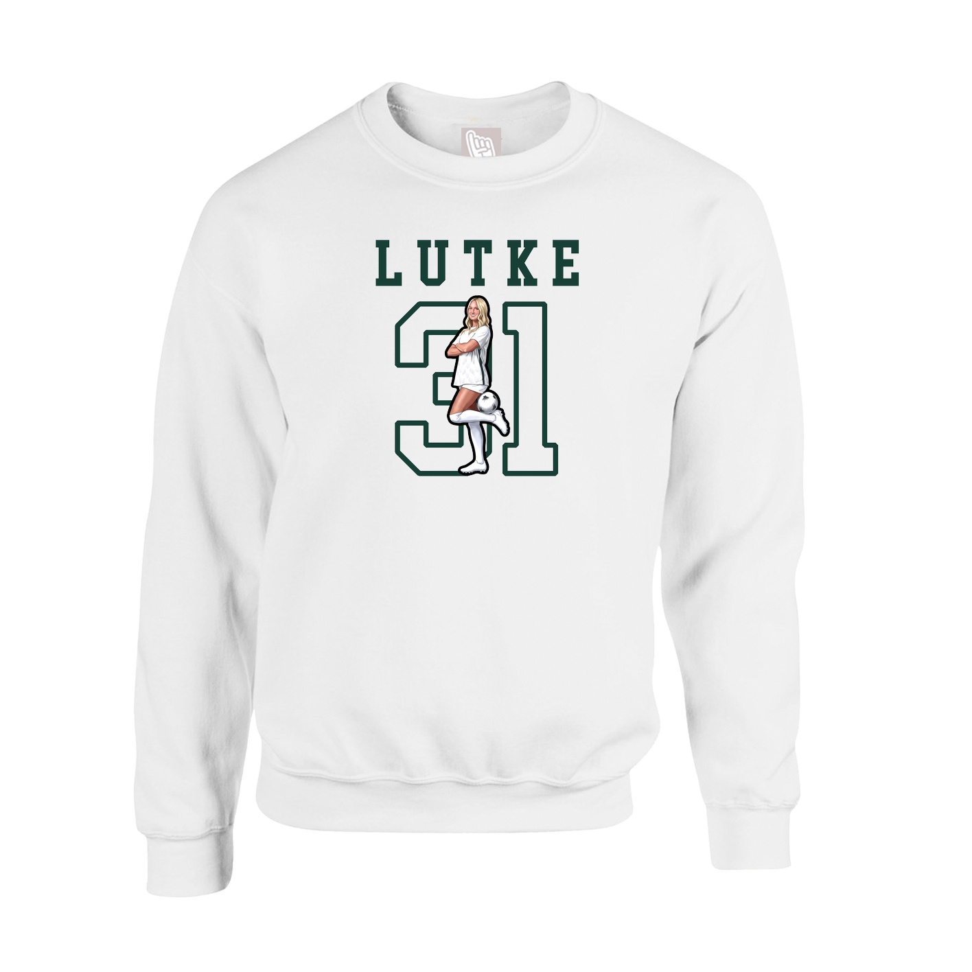 Fleece Crew — Shirsey in White