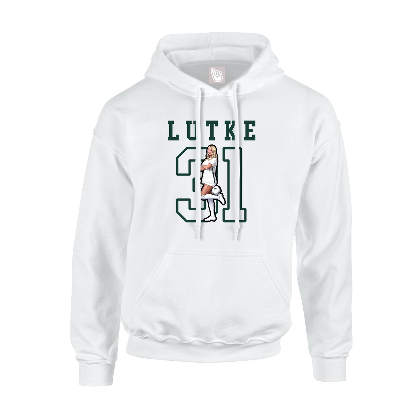 Youth Hoodie — Shirsey in White