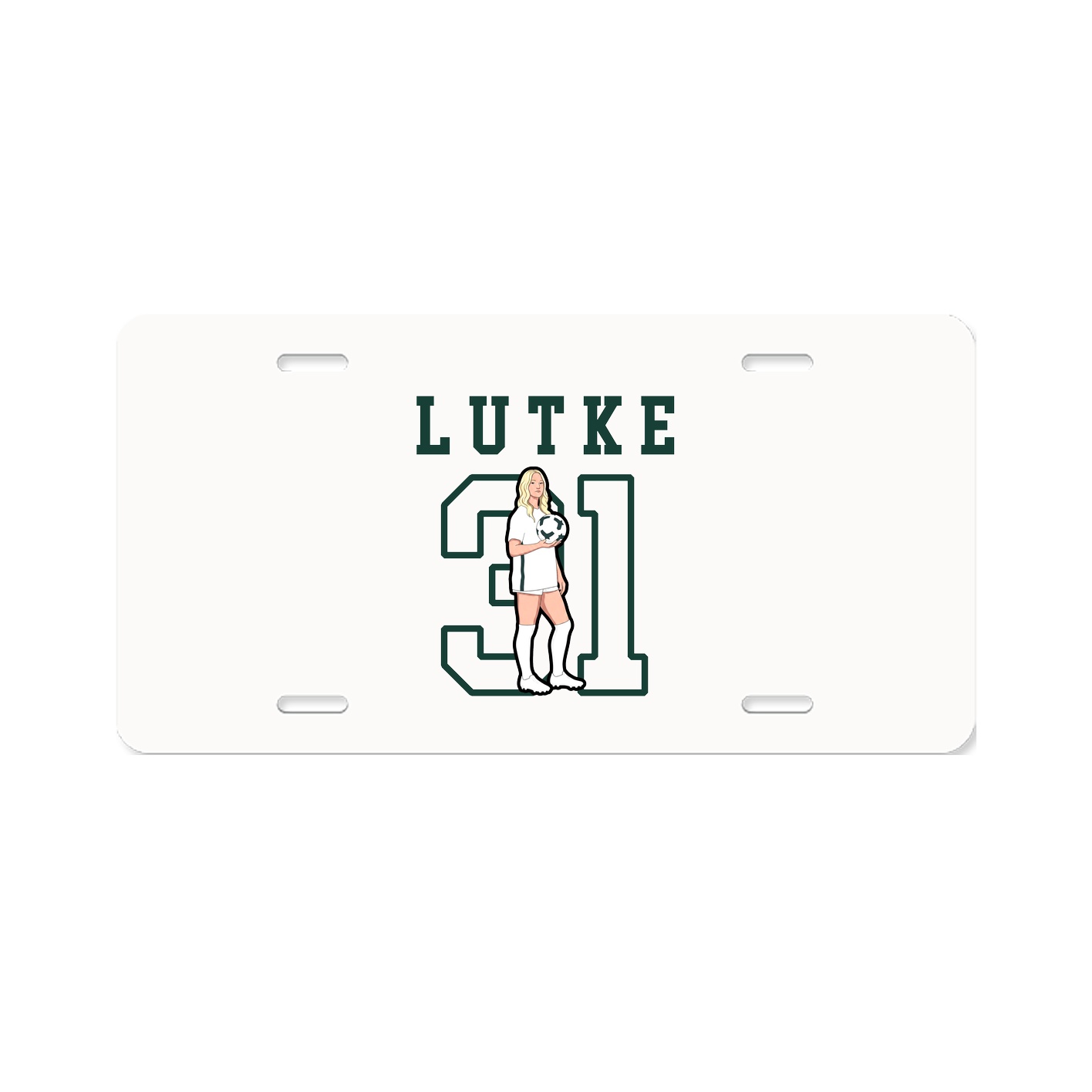 License Plate — Shirsey in Classic