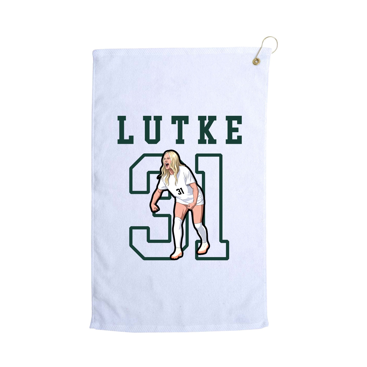 Golf Towel — Shirsey in White