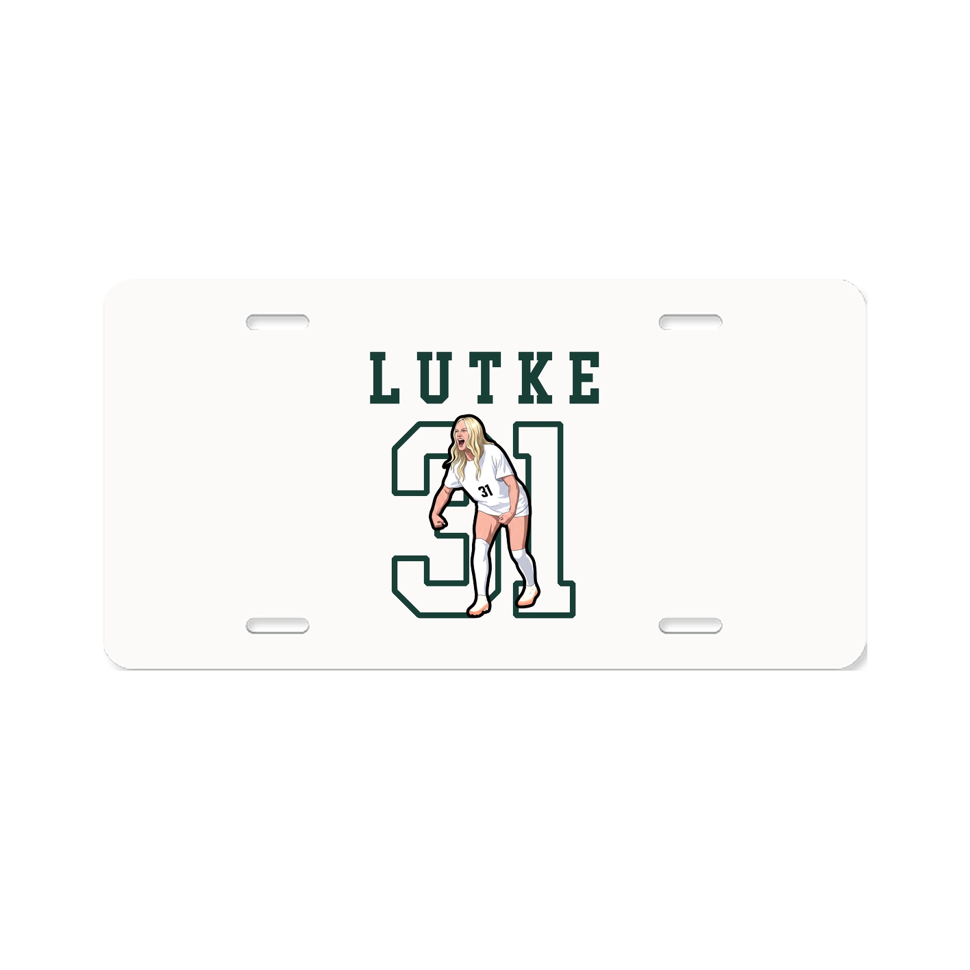 License Plate — Shirsey in Classic