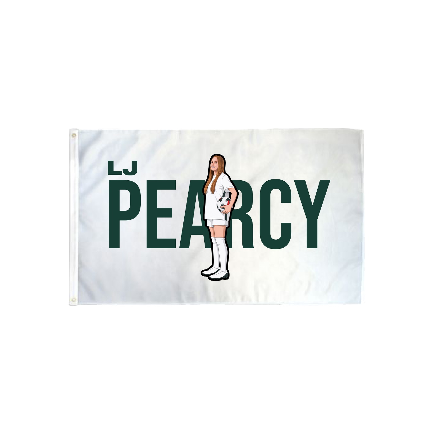 3x5 Flag — Player Name in Classic