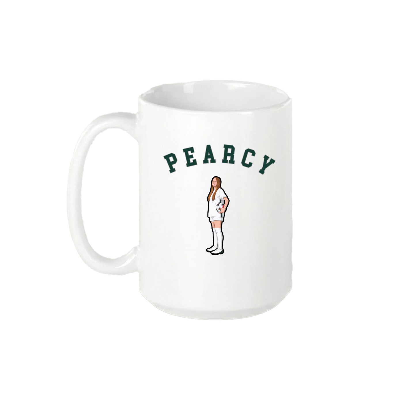 15oz Coffee Mug — Shirsey Arch in White