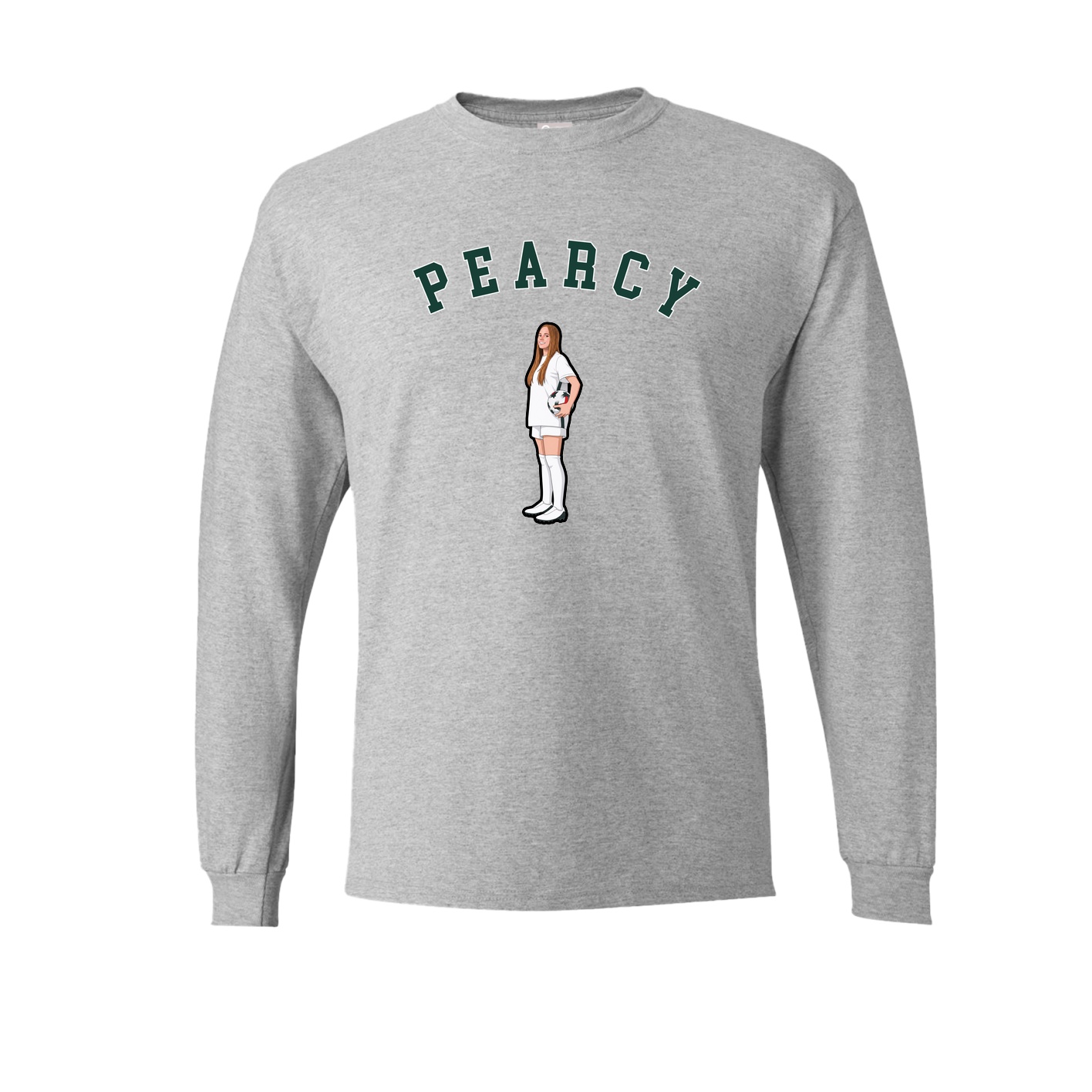 Long Sleeve Tee — Shirsey Arch in Grey
