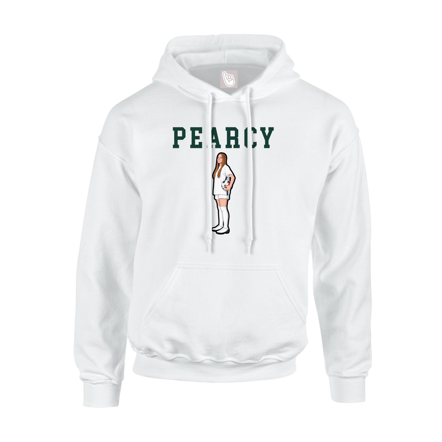 Youth Hoodie — Shirsey in White