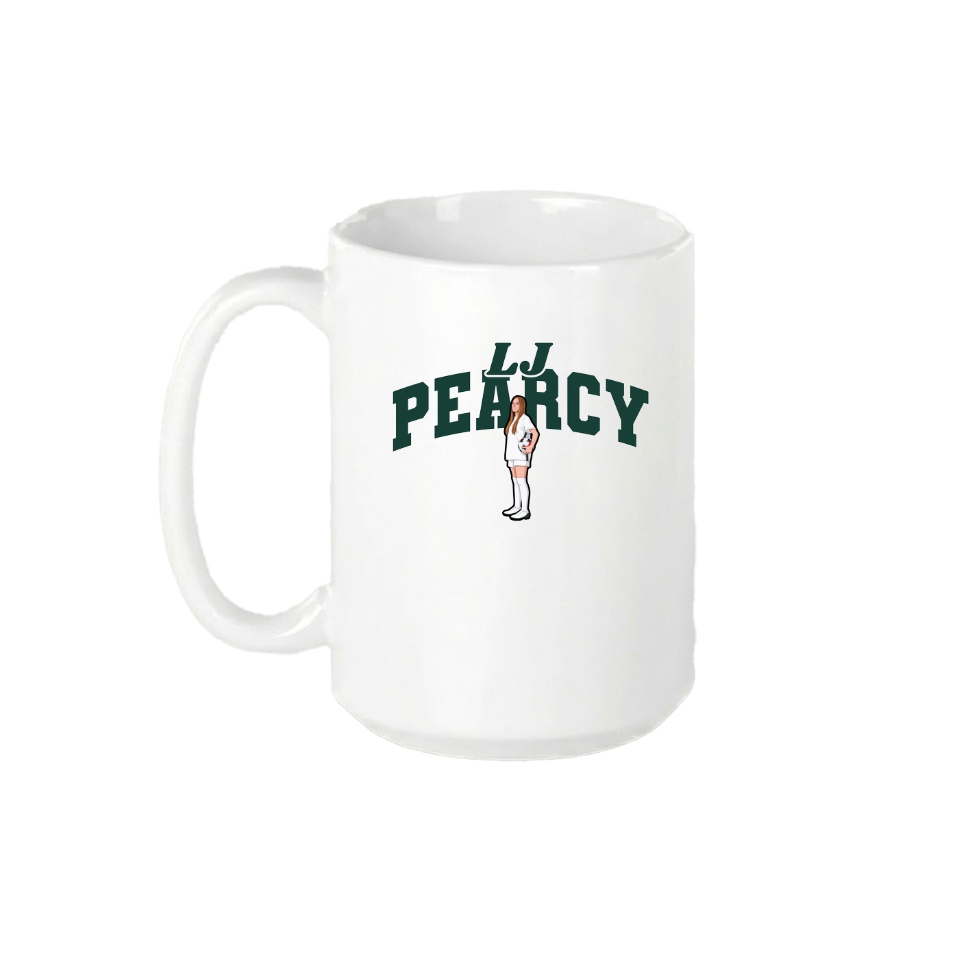 15oz Coffee Mug — Signature Arch in White