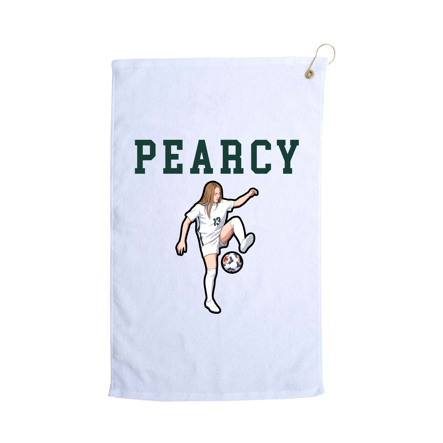 Golf Towel — Shirsey in White