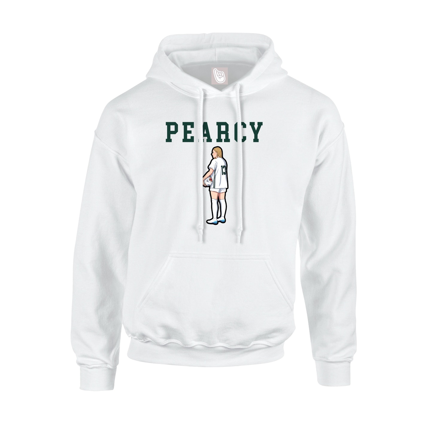 Hoodie — Shirsey in White
