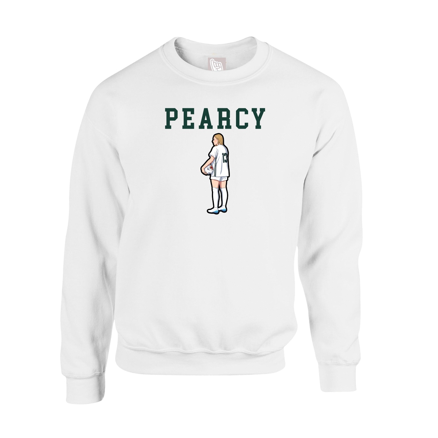Fleece Crew — Shirsey in White