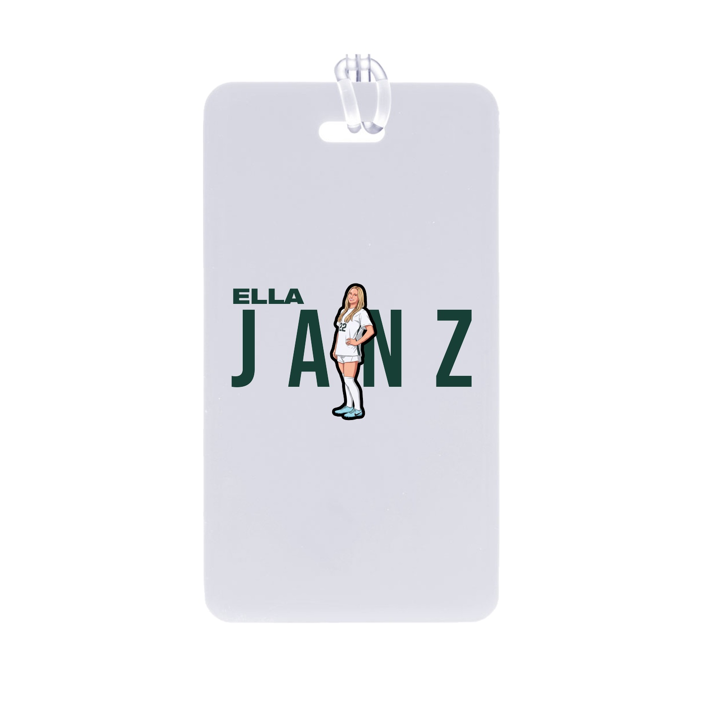 Bag Tag — Player Name in Classic