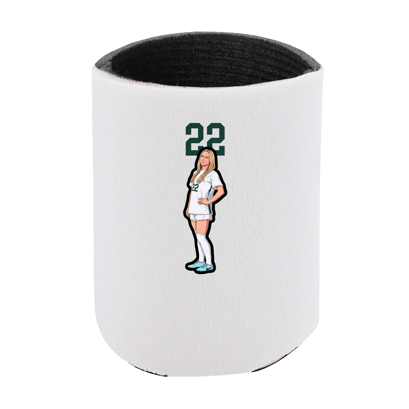 Can Holder — Number Top in White