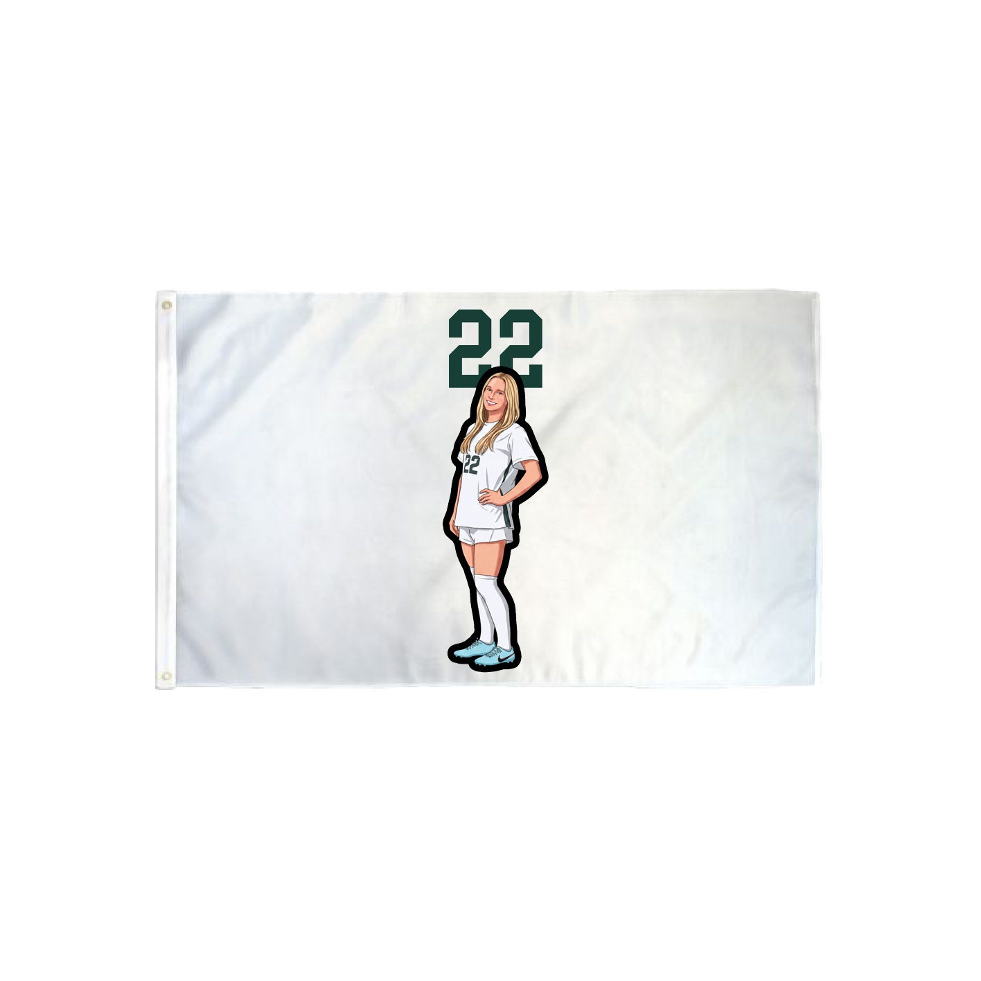 3x5 Flag — Number Top in Classic