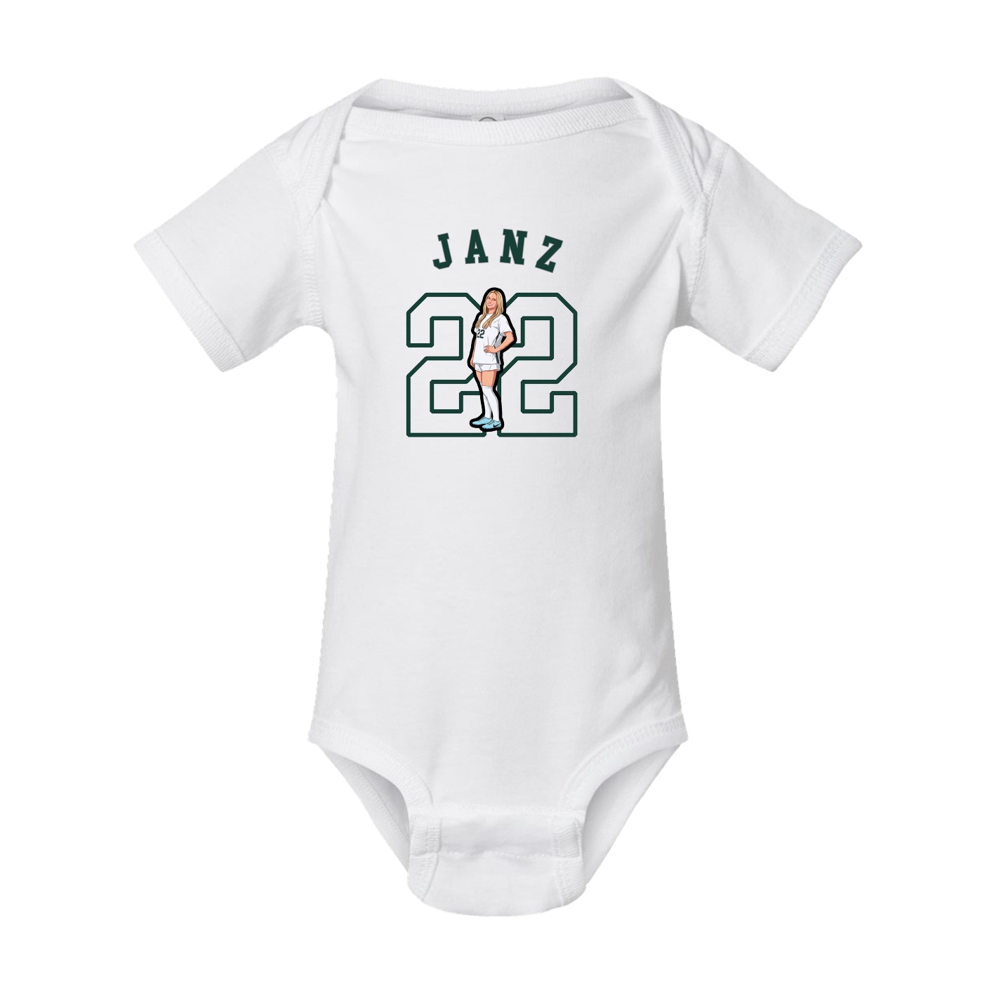 Baby Onesie — Shirsey Arch in White