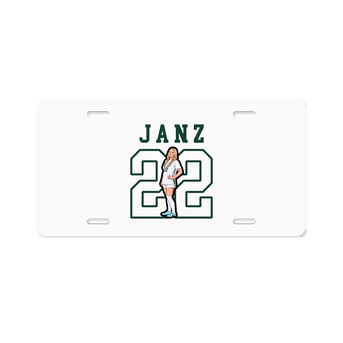 License Plate — Shirsey in Classic