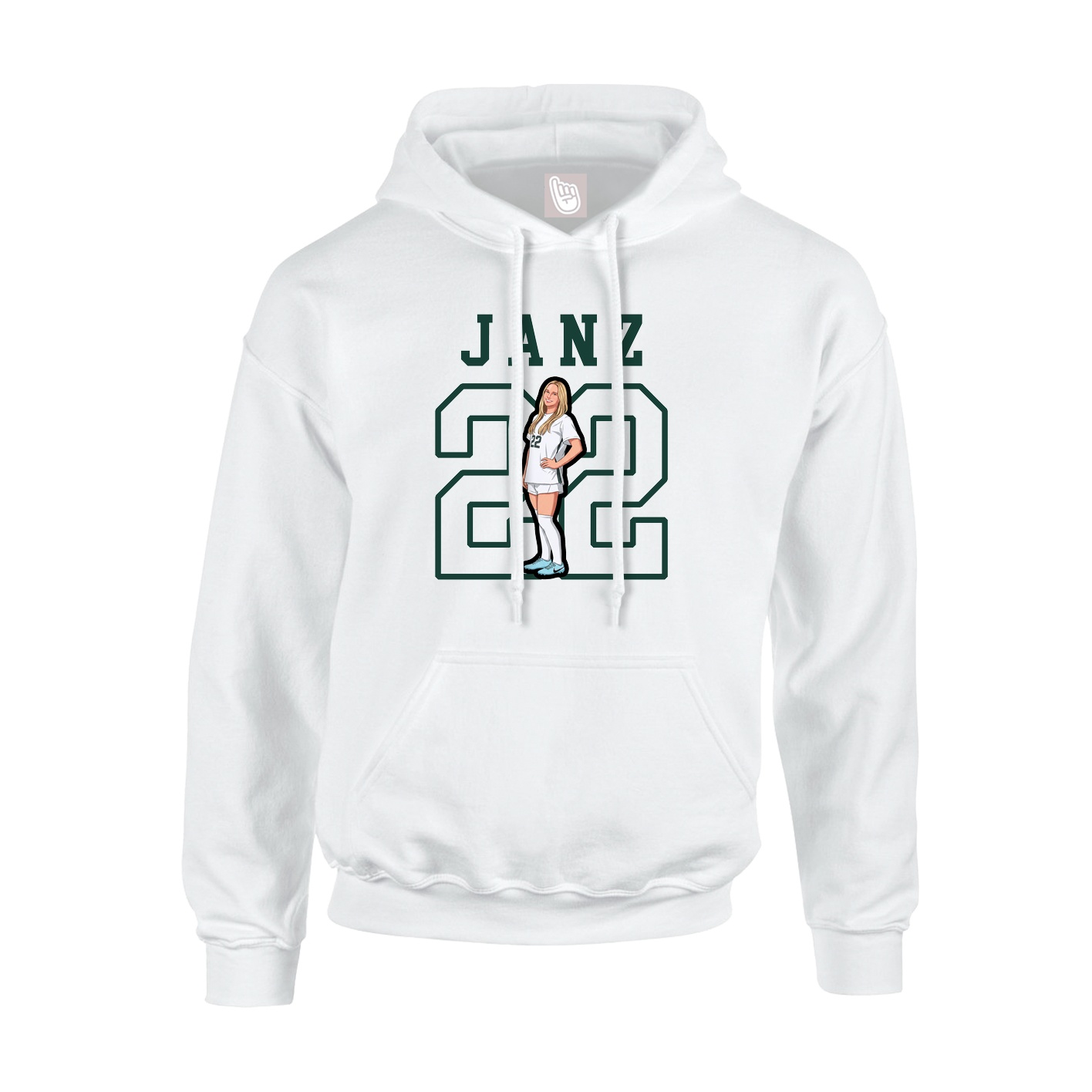 Youth Hoodie — Shirsey in White