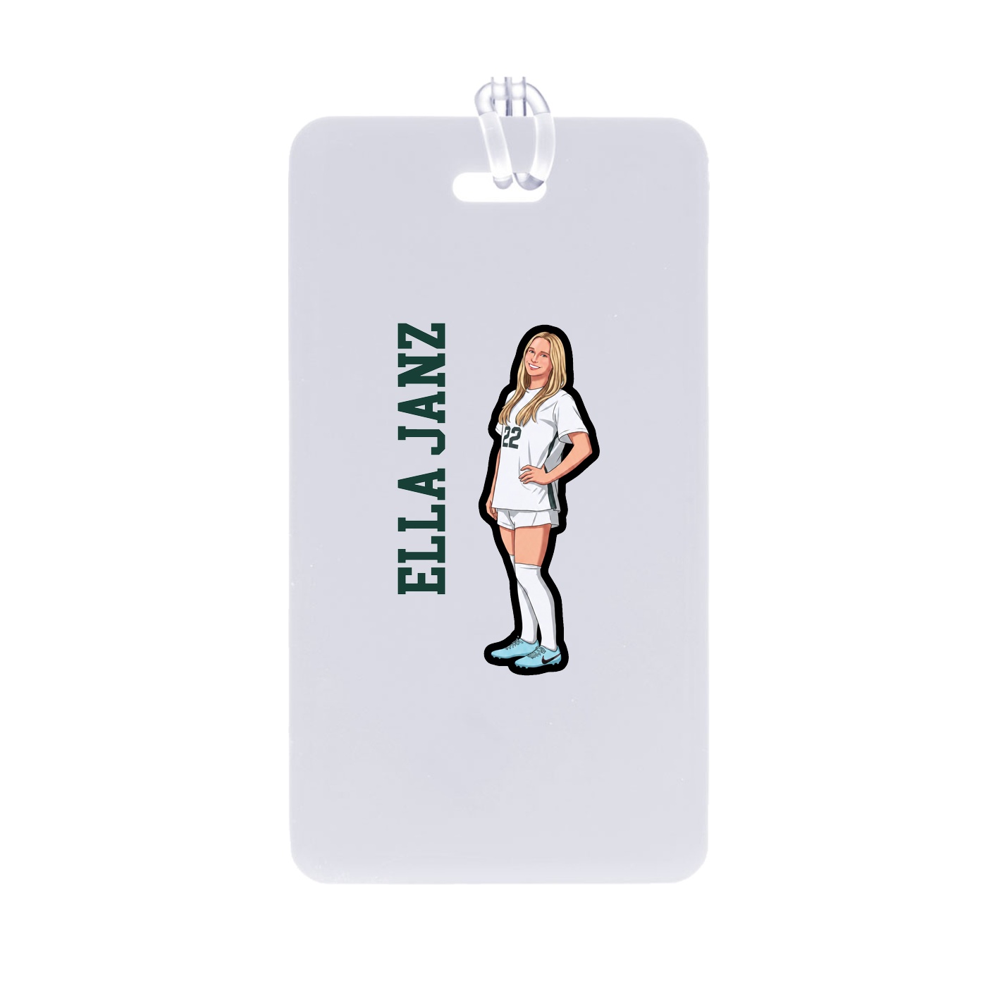 Bag Tag — Name Vertical in Classic