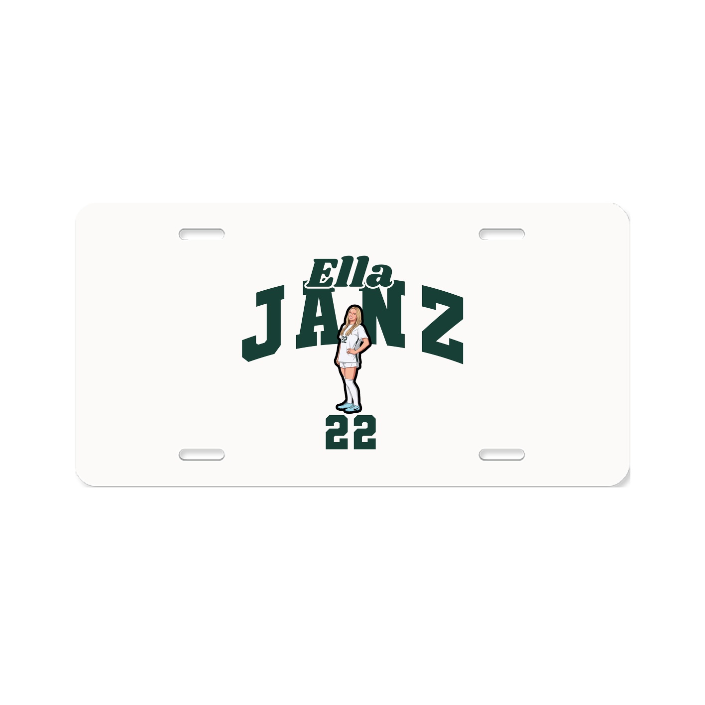 License Plate — Signature Arch in Classic