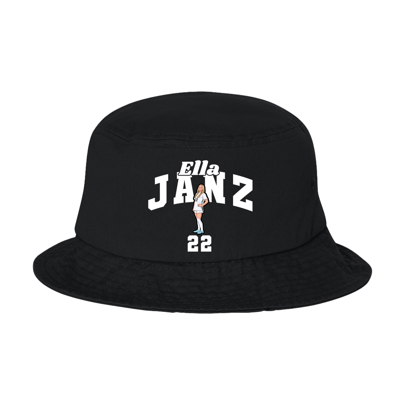 Bucket Cap — Signature Arch in Black