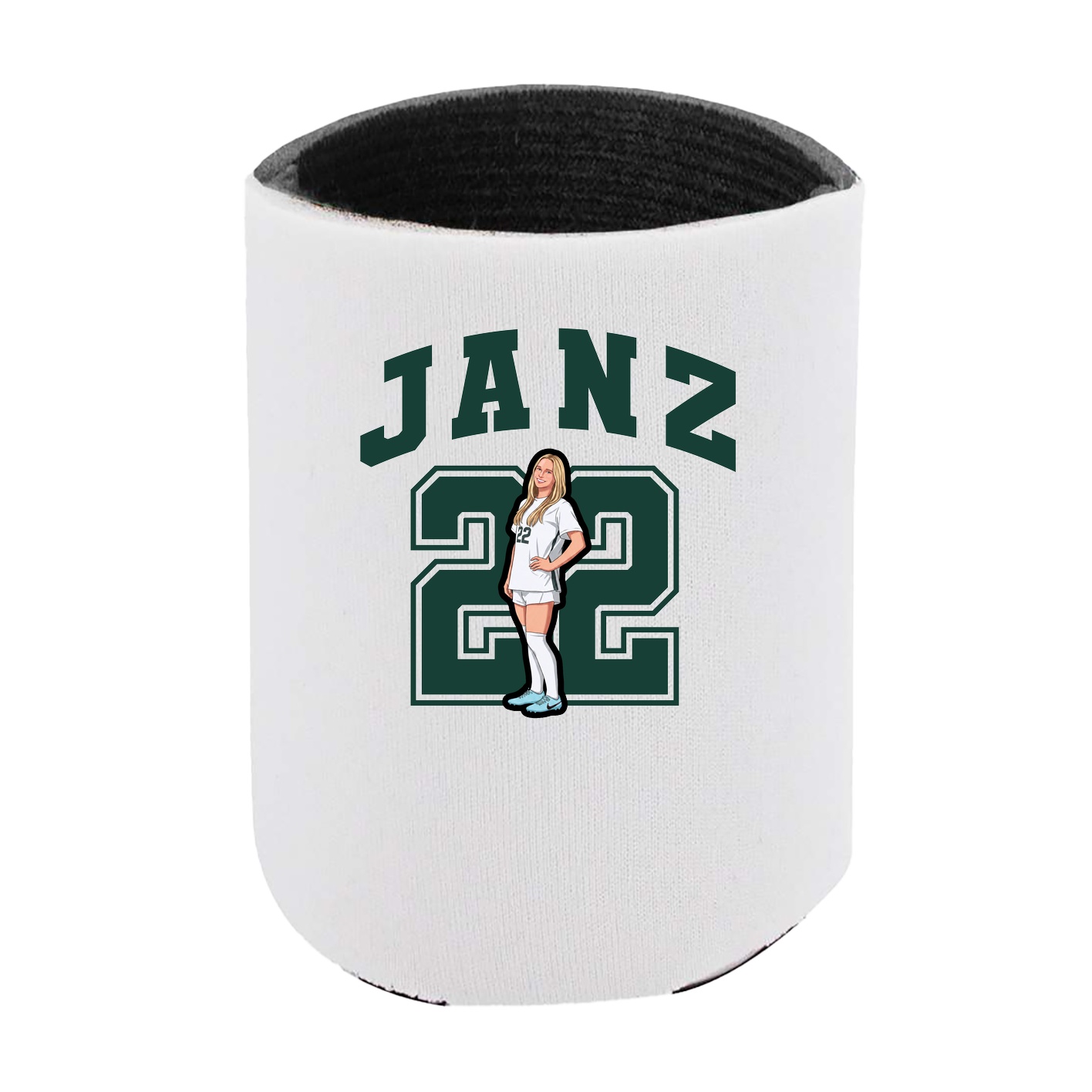 Can Holder — Number in White