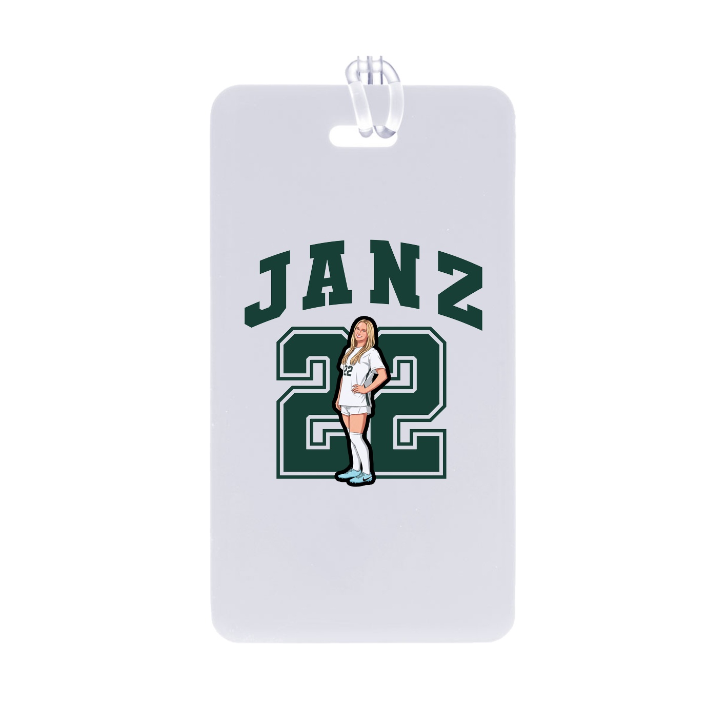 Bag Tag — Number in Classic