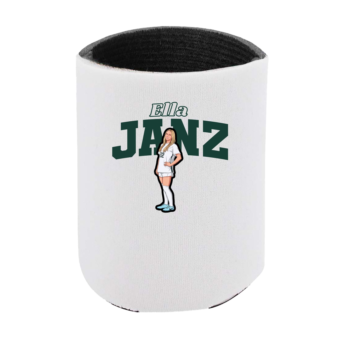 Can Holder — Name Arch in White