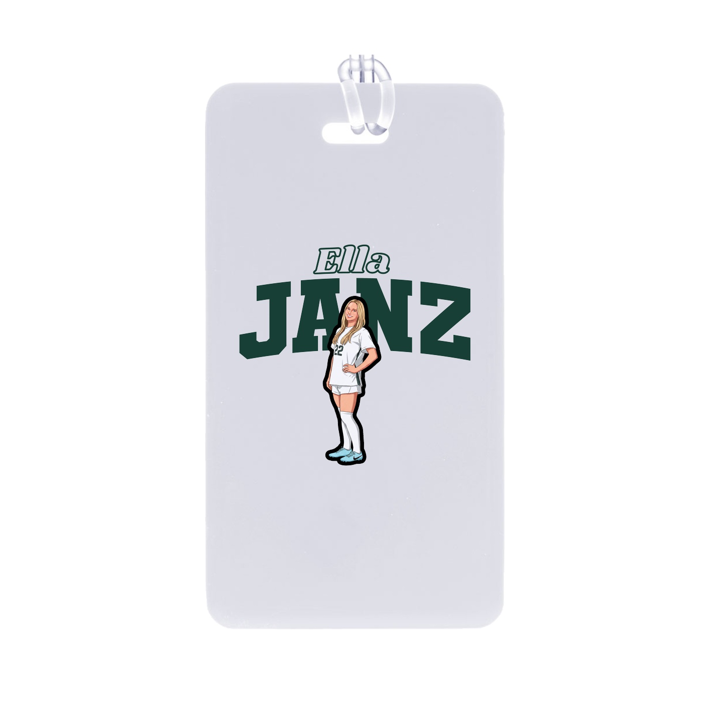 Bag Tag — Name Arch in Classic
