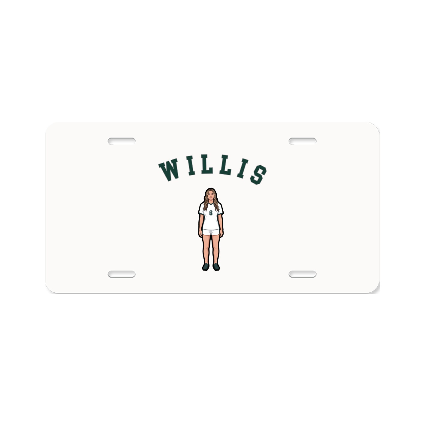 License Plate — Shirsey Arch in Classic