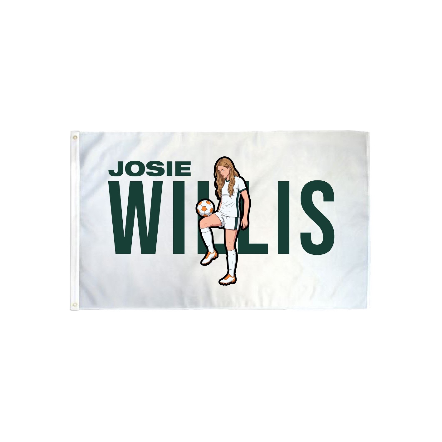 3x5 Flag — Player Name in Classic