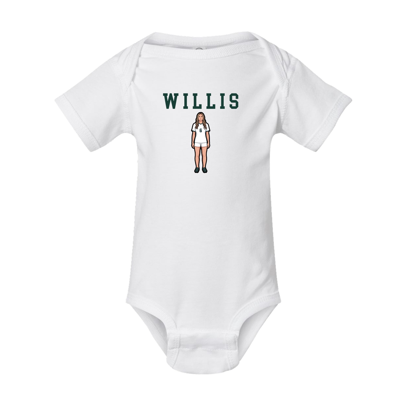 Baby Onesie — Shirsey in White