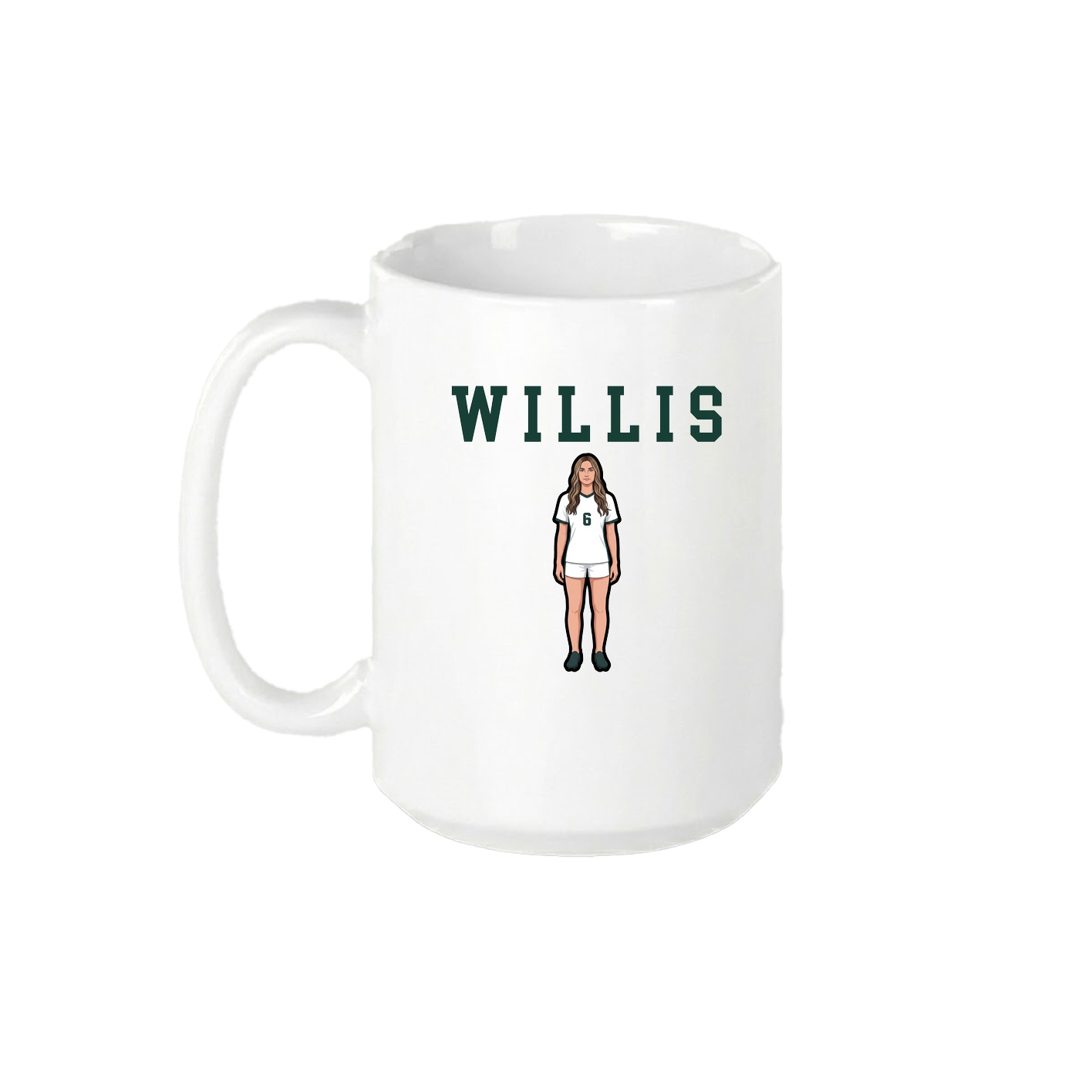 15oz Coffee Mug — Shirsey in White