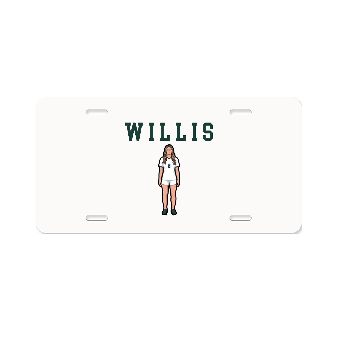 License Plate — Shirsey in Classic