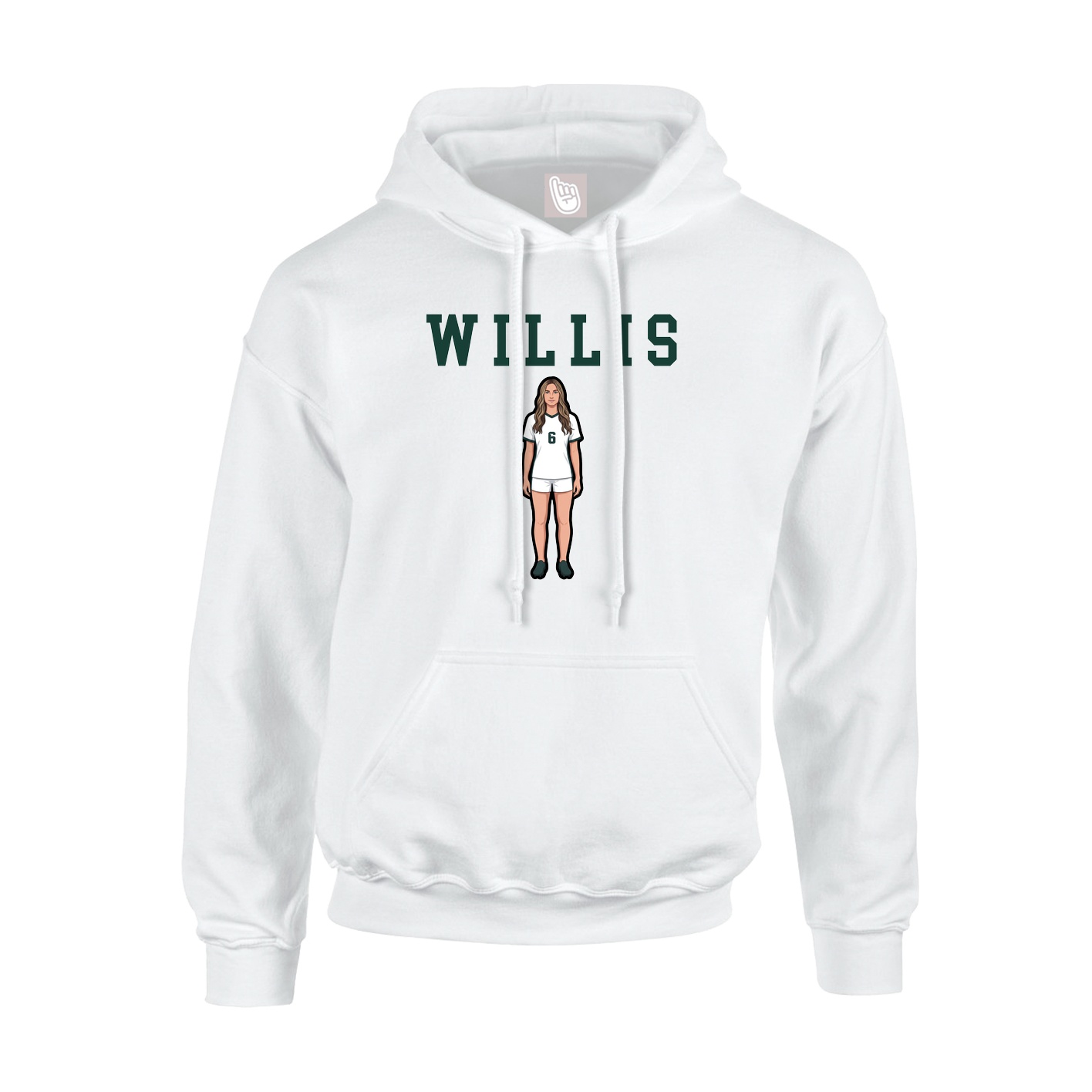 Youth Hoodie — Shirsey in White