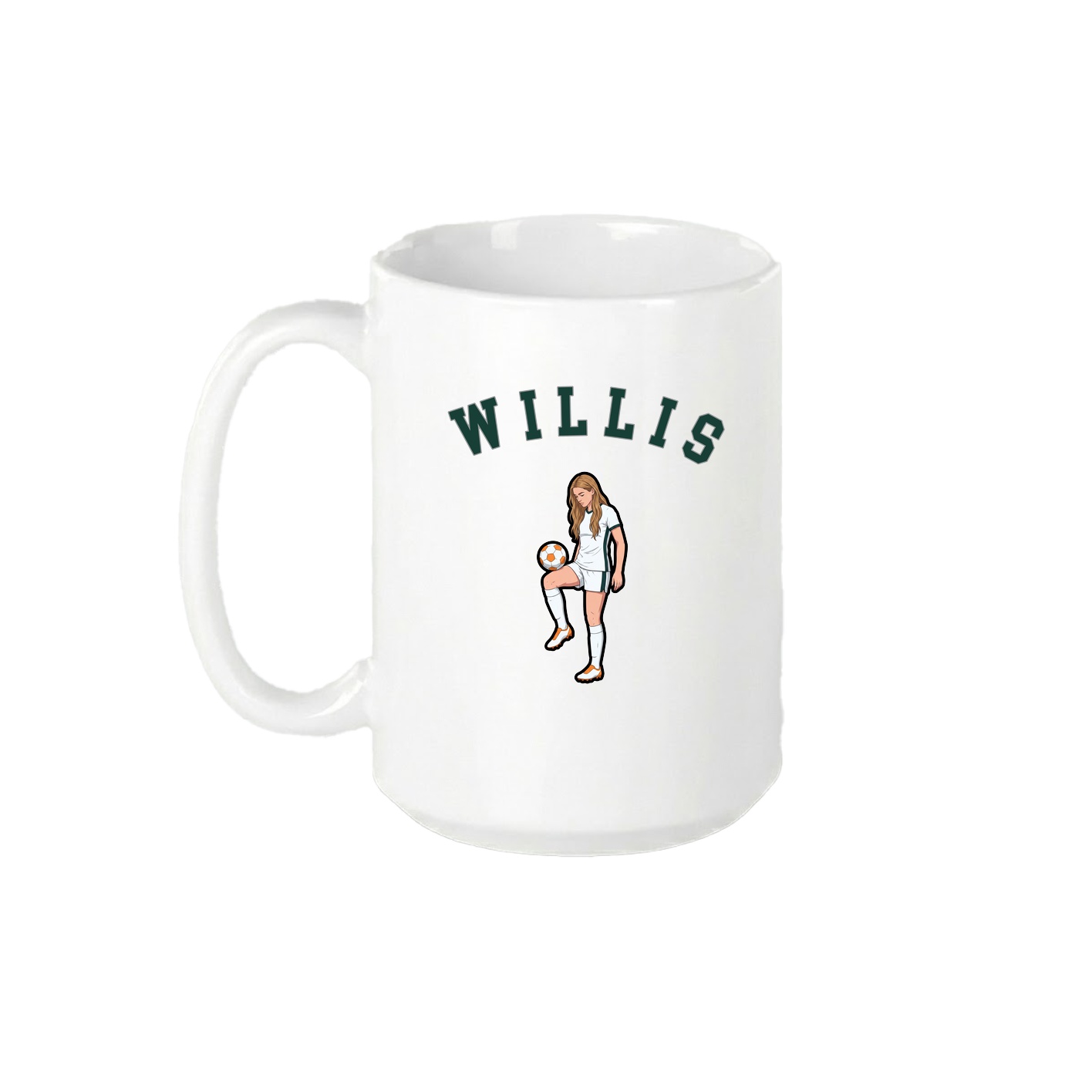 15oz Coffee Mug — Shirsey Arch in White