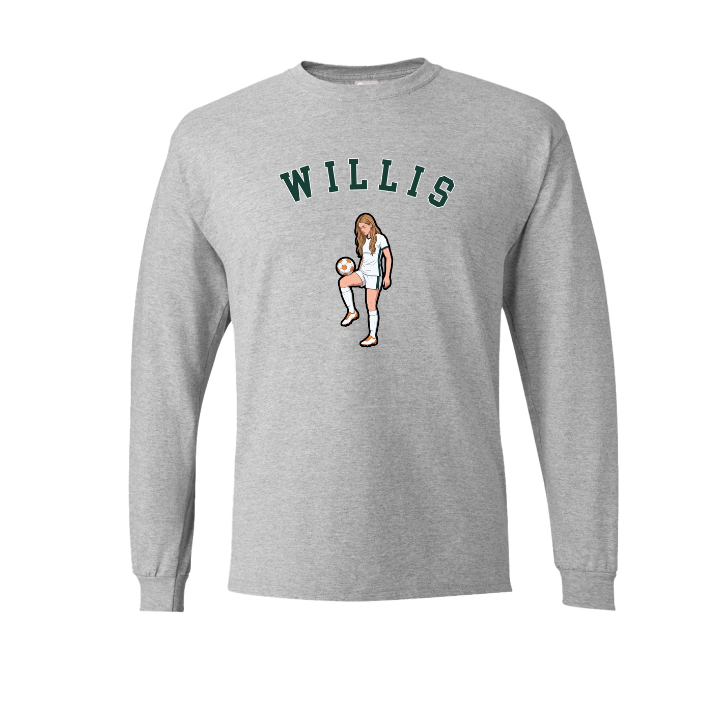 Long Sleeve Tee — Shirsey Arch in Grey