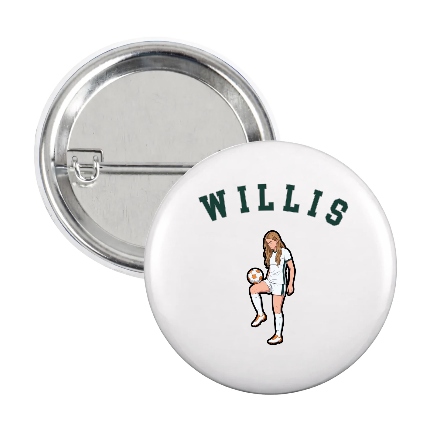 Game Day Button — Shirsey Arch in White