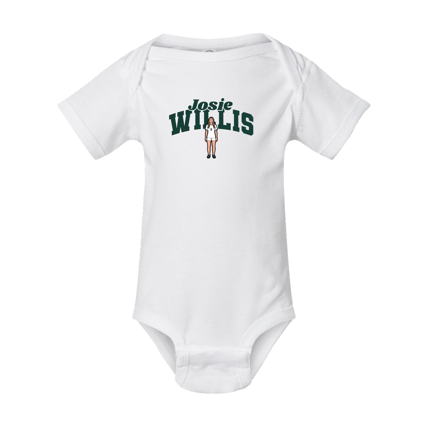 Baby Onesie — Signature Arch in White